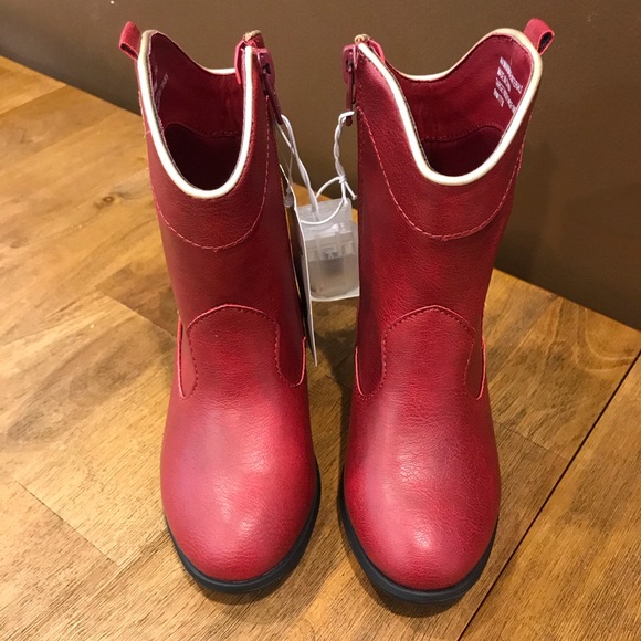 Cat & Jack Shoes Toddler Girls Anika Western Boots Cat Jack Red